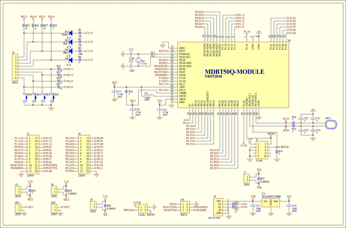 MDBT50Q-DB_52840 Schematic-200110 MDBT50Q-DB_52840 Schematic-200110